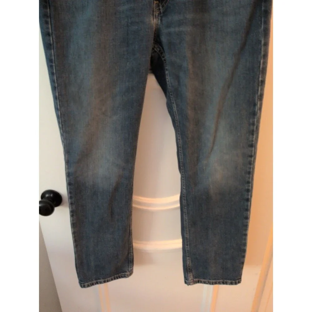 Levis 514 Jeans Mens 34x30 Straight Regular Fit Medium Wash Blue Stretch Classic